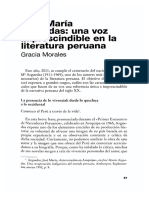 Jose Maria Arguedas Una Voz Imprescindible en La Literatura Peruana