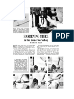 Hardening Steel in The Home Workshop