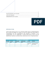 Plan de Gestion de Calidad