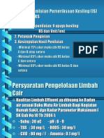 Lamp III: Penilaian Pemeriksaan Kesling (IS) RS