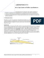 Laboratorio - Desprendimiento de La Capa Limite en Perfiles Aerodinámicos