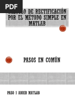 Rectificación Simple - MATLAB