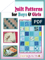 14 Easy Baby Quilt Patterns For Boys and Girls PDF