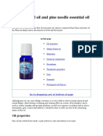 Pine Essential Oil and Pine Needle Essential Oil Information