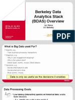 Berkeley Data Analytics Stack (BDAS) Overview: Ion Stoica UC Berkeley