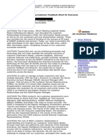 2003-04-24 SIDToday - Making Customer Feedback Work For Everyone PDF