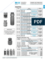 Gases Refrigerantes Tarifa PVP SalvadorEscoda