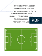 Fundamentos Del Futbol Soccer