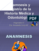 Historia Clínica en Odontología