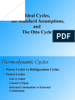 Ideal Cycles, Air-Standard Assumptions, and The Otto Cycle