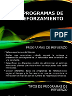 Programas de Reforzamiento