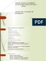 Esquema de Un Proyecto de Investigación