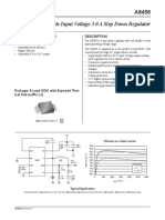 Wide Input Voltage 3.0 A Step Down Regulator: Features and Benefits Description