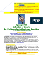 Calendar of Events - May 15, 2015