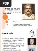 Exposicion Tales de Mileto