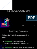 MATTER (1.2 Mole Concept)