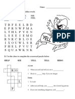 Wordsearchcrossword