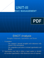 Unit 3 Strategic Management