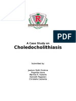 A Case Study On Choledocholithiasis