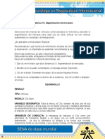 Evidencia 13 Segmentacion de Mercados