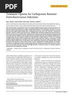 Carbapenem Resistant Enterobacteriaceae