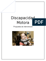 Informe Discapacidad Motora