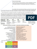 Modelo de Gerencia Estratégica de Fred David