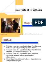 Two-Sample Tests of Hypothesis: Mcgraw Hill/Irwin