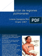 Auscultación de Regiones Pulmonares