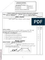 Devoir de Synthèse N°3 - Physique - 2ème Sciences (2009-2010) MR Dellali Abdessalem