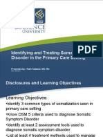 Project Echo Didactic On Somatic Symptom Disorder 04022015