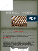 Rne E.010 - Madera