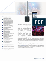 TURBOSOUND - Ip2000 P0BKX - Product Information Document