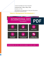 International Days Seminars