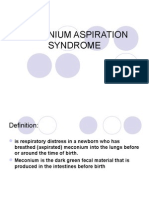 Meconium Aspiration Syndrome