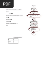 Pseudocódigo Diagrama Perimetros