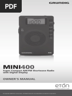 Eton Grundig M400 Manual