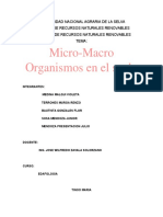 Micro y Macro-Organismos