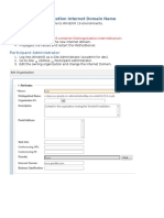 Changing The Organization Internet Domain Name: Site - Xconf