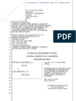 Skidmore v. Led Zeppelin - Opposition To Motion To Compel Attendance PDF