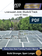 SCAFCO Heavy Duty Steel Framing Product Manual Technical Notes B27532