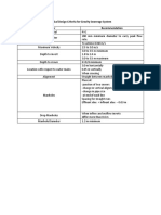 Typical Design Criteria For Gravity Sewerage System Parameter Recommendation