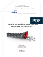 Audit Et Gestion de Risque Selon Les Normes ISO