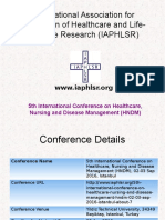 5th International Conference On Healthcare, Nursing and Disease Management (HNDM)