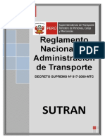 Decreto Supremo #017-2009-MTC y Modificatorias