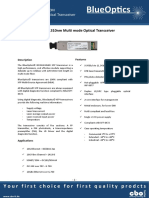 BlueOptics BO31J136S4D 10GBASE-LRM XFP Transceiver 1310nm 220M Multimode LC Duplex 10 Gigabit