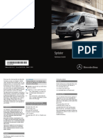 2015 Mercedes Benz Sprinter Maintenance Manual