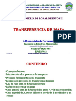 Unidad 1. Tranferencia de Masa