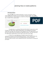 Data Publishing Flow On Mobile Platforms: A Store It's A Way (Gateway or Portal) To Put at The User's