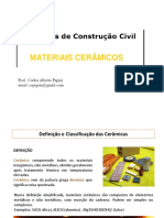 Materiais de Construcao Civil - Materiais Ceramicos